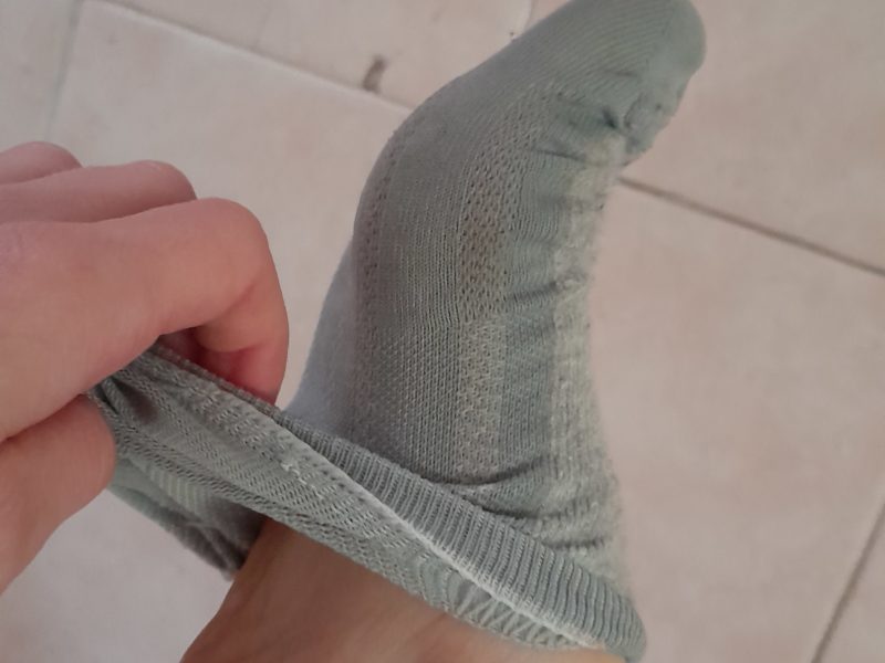 Appena tolto dal mio piccolo piedino sudato dopo lo sport ;)